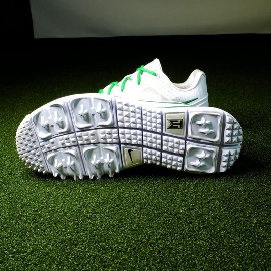 TW Nike iD White/Green - Sz 13