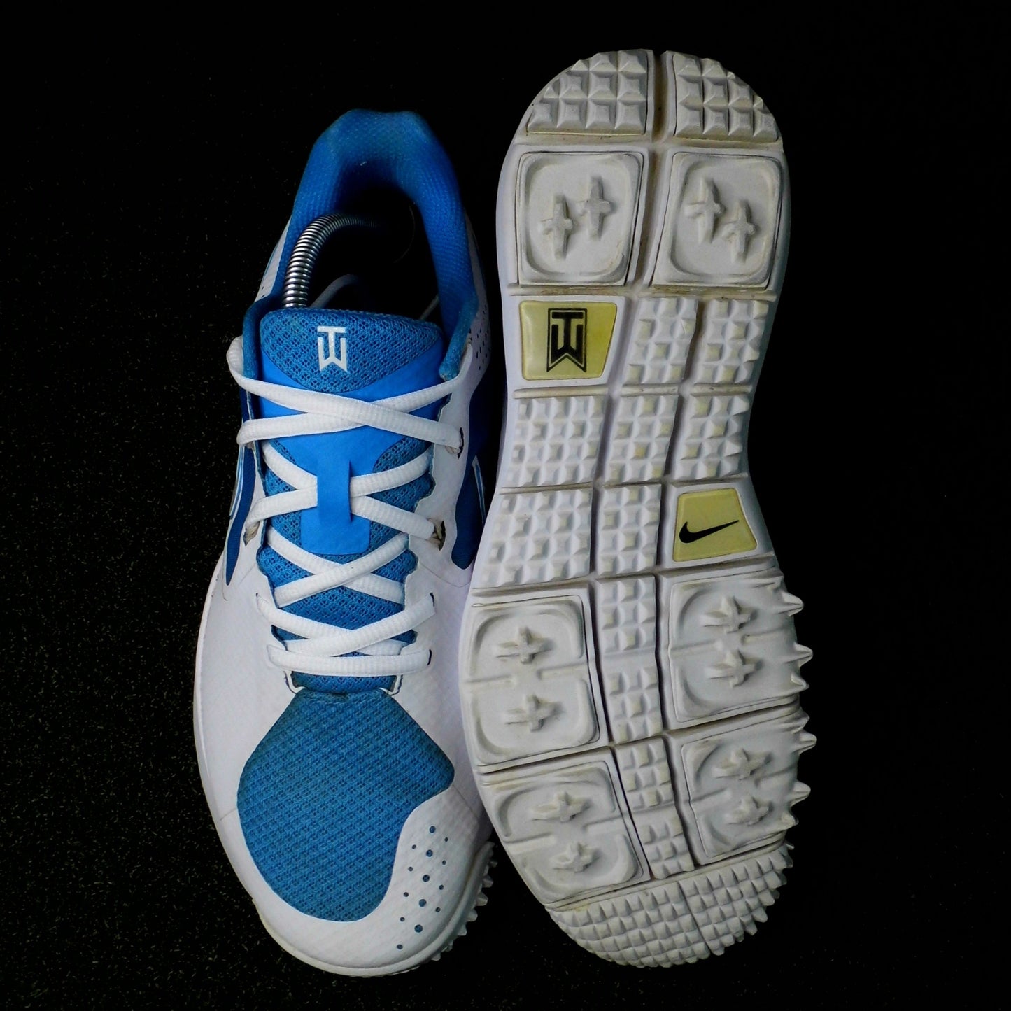 TW 14 Nike Id White/Blue - Sz 10.5