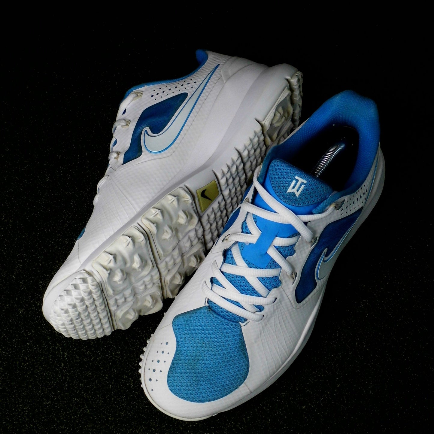 TW 14 Nike Id White/Blue - Sz 10.5